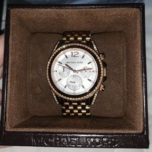 Rose gold Michael Kors watch